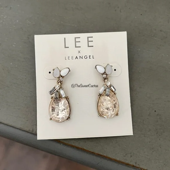 Lee by Lee Angel Tear Drop Earrings - Picture 4 of 6
